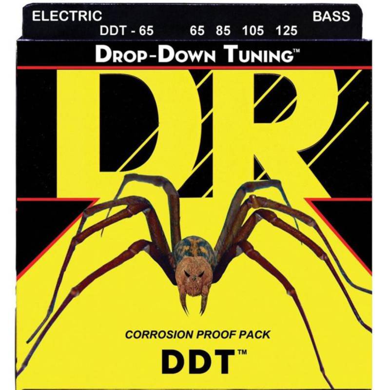 Струны для бас-гитары DR DDT-65 Drop-Down Tuning Extra Heavy 65/125