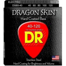 Струни для бас-гітари DR DSB5-40 Dragon Coated Light 5-String 40/120