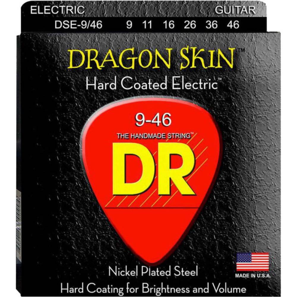 Струни для електрогітари DR DSE-9/46 Dragon Skin K3 Coated 9/46