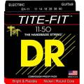Струны для электрогитары DR EH-11 Tite-Fit Nickel Plated Heavy 11/50