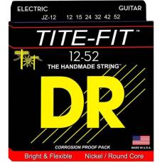 Струни для електрогітари DR JZ-12 Tite-Fit Nickel Plated Jazz 12/52