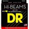 Струны для бас-гитары DR LLR-40 Hi-Beam Stainless Steel 4 String Light 40/95