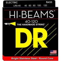 Струны для бас-гитары DR LR5-40 Hi-Beam Stainless Steel 5 String Light 40/120