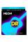 Струны для акустической гитары DR NBA-10 Hi-Def Neon Blue K3 Coated Extra Light 10/48