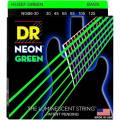 Струни для бас-гітари DR NGB6-30 Hi-Def Neon Green K3 Coated Medium 6 strings 30/125