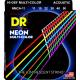 Струны для акустической гитары DR NMCA-11 Hi-Def Neon Multi-Color K3 Coated Medium-Light 11/50