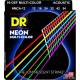 Струни для акустичної гітари DR NMCA-12 Hi-Def Neon Multi-Color K3 Coated Medium 12/54