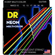 Струни для електрогітари DR NMCE-10 Hi-Def Neon Multi-Color K3 Coated Medium 10/46