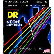 Струни для електрогітари DR NMCE-11 Hi-Def Neon Multi-Color K3 Coated Heavy 11/50