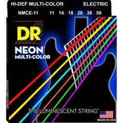 Струни для електрогітари DR NMCE-11 Hi-Def Neon Multi-Color K3 Coated Heavy 11/50
