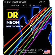 Струни для електрогітари DR NMCE-9 Hi-Def Neon Multi-Color K3 Coated Light 9/42