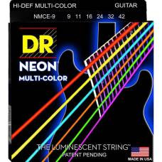 Струни для електрогітари DR NMCE-9 Hi-Def Neon Multi-Color K3 Coated Light 9/42