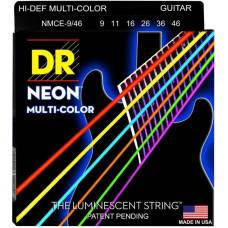 Струни для електрогітари DR NMCE-9/46 Hi-Def Neon Multi-Color K3 Coated Light Heavy 9/46