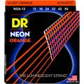 Струны для акустической гитары DR NOA-12 Hi-Def Neon Orange K3 Coated Medium 12/54