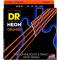 Струни для бас-гітари DR NOB-45 Hi-Def Neon Orange K3 Coated Medium 45/105