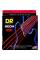 Струни для бас-гітари DR NRB5-45 Hi-Def Neon Red K3 Coated Medium 5 Strings 45/125