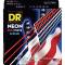 Струни для електрогітари DR NUSAE-11 Hi-Def Neon Red White & Blue K3 Coated Heavy 11/50