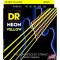 Струны для бас-гитары DR NYB5-45 Hi-Def Neon Yellow K3 Coated Medium 5-Strings 45/125
