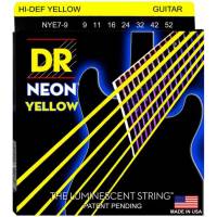 Струны для электрогитары DR NYE7-9 Hi-Def Neon Yellow K3 Coated Light 7-String 9/52