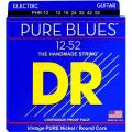 Струны для электрогитары DR PHR-12 Pure Blues Pure Nickel Extra Heavy 12/52