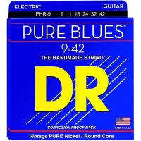 Струны для электрогитары DR PHR-9 Pure Blues Pure Nickel Light 9/42