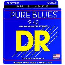 Струни для електрогітари DR PHR-9 Pure Blues Pure Nickel Light 9/42