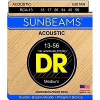 Струны для акустической гитары DR RCA-13 Sunbeams Phosphor Bronze Medium 13/56
