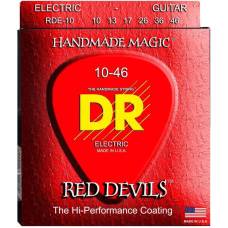Струни для електрогітари DR RDE-10 Red Devils Medium Coated 10/46