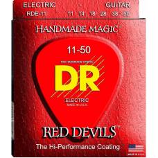 Струни для електрогітари DR RDE-11 Red Devils Heavy Coated 11/50
