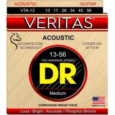 Струни для акустичної гітари DR VTA-13 Veritas Phosphor Bronze Medium 13/56