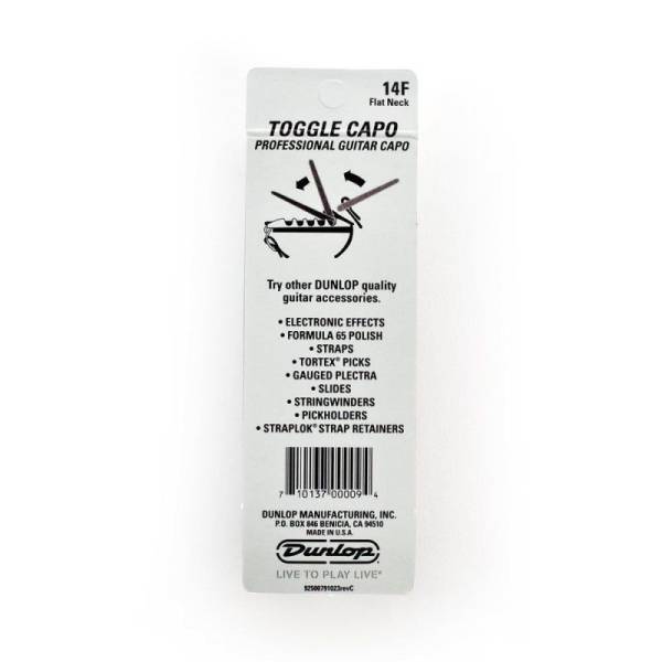 Каподастр Dunlop 14FD Toggle Professional Capo Flat