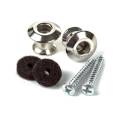 Стреплоки для ременя DUNLOP STRAPLOK DUAL DESIGN STRAP BUTTON SET - NICKEL
