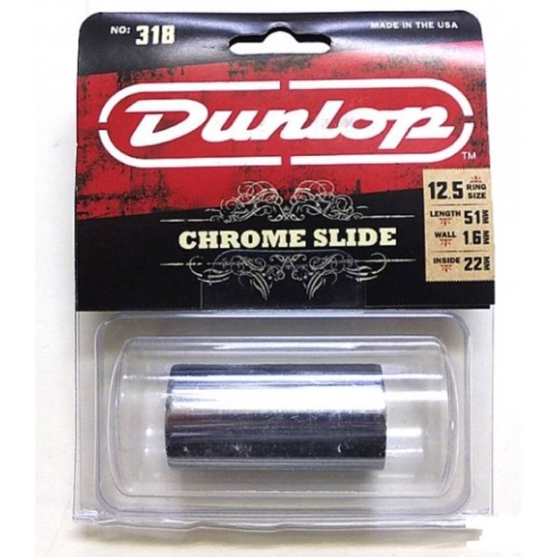 Слайдер Dunlop Chromed Steel Slide 318