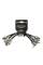 Інструментальний кабель Dunlop 3PDCP06 MXR Patch Cable 0.15m (6in) (Right Angle) (3 шт.)