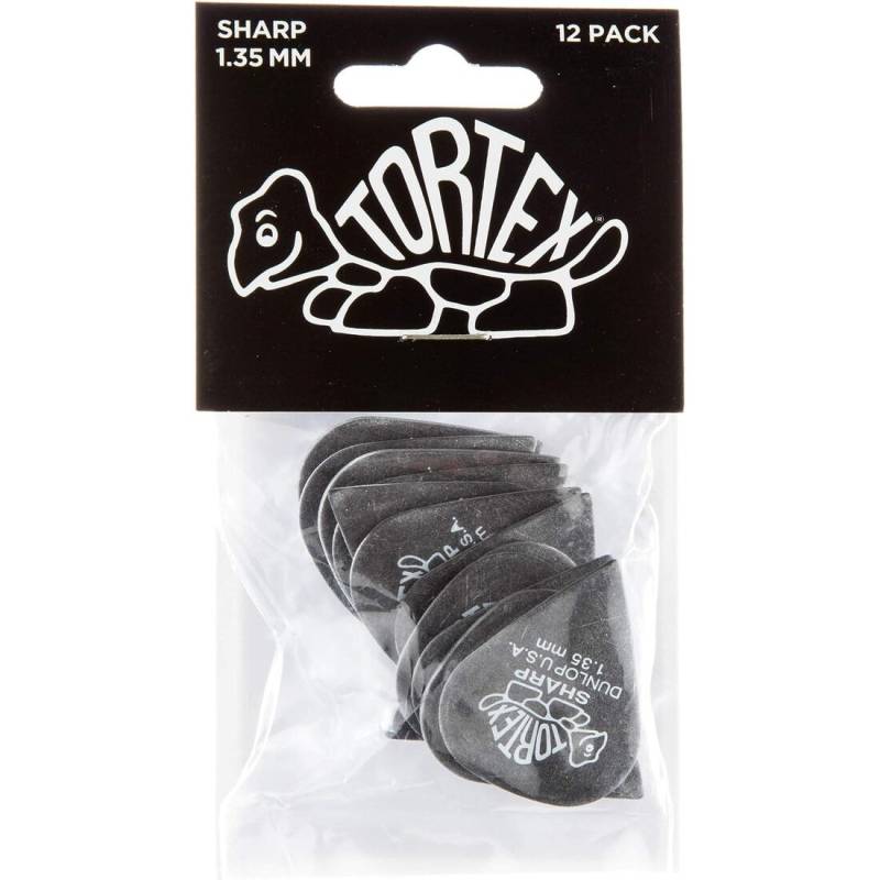 Медиаторы Dunlop 412P1.35 Tortex Sharp Player's Pack 1.35 mm (12 шт.)