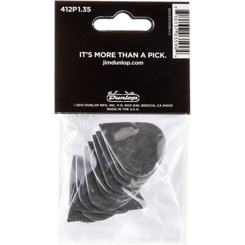 Медиаторы Dunlop 412P1.35 Tortex Sharp Player's Pack 1.35 mm (12 шт.)