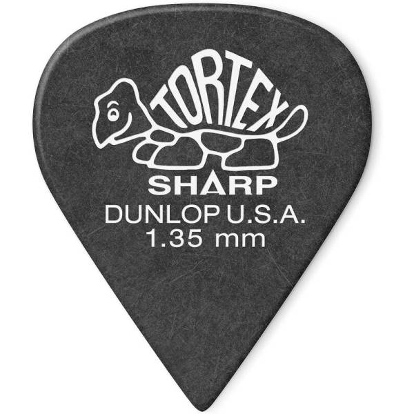 Медіатори Dunlop 412P1.35 Tortex Sharp Player's Pack 1.35 mm (12 шт.)