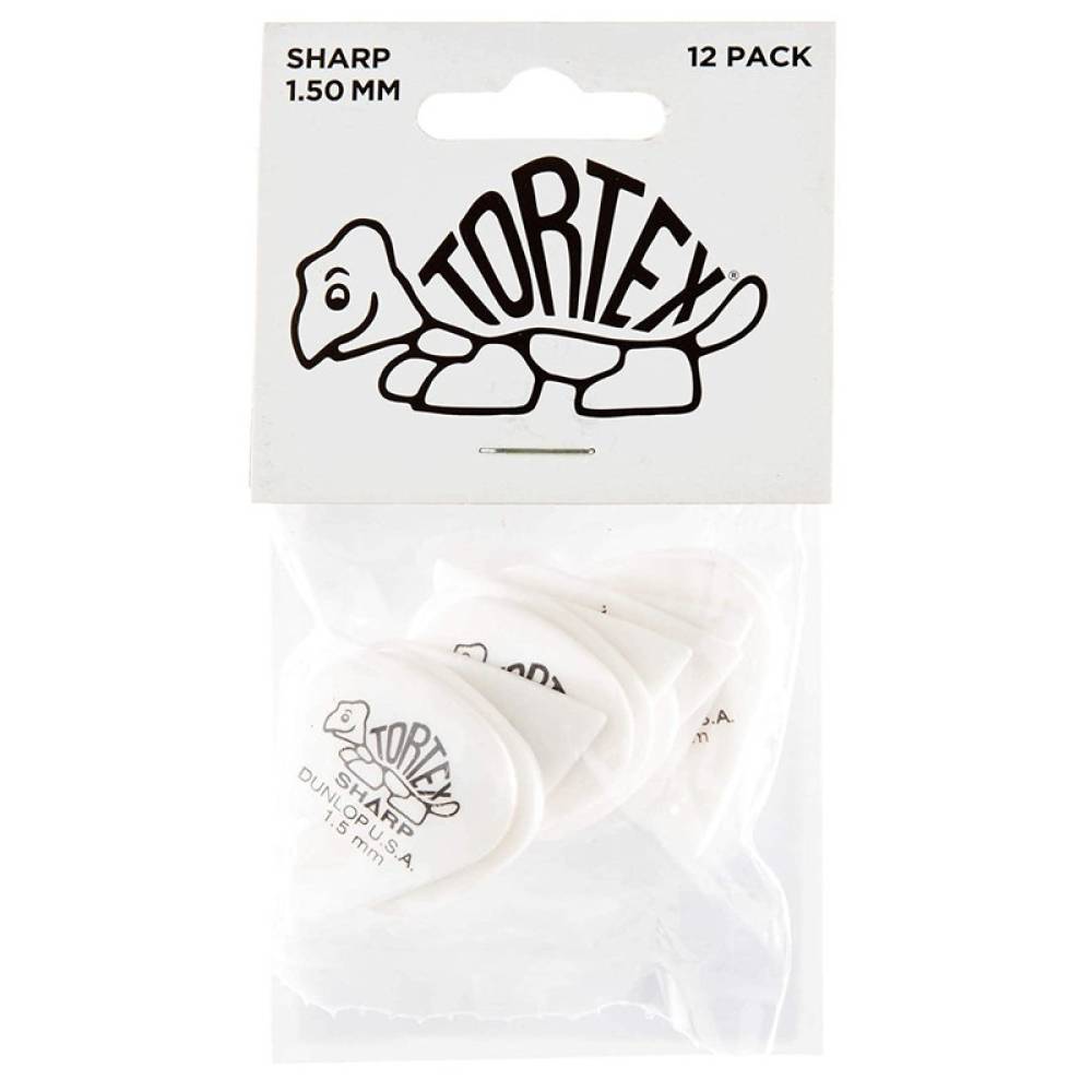 Медіатори Dunlop 412P1.5 Tortex Sharp Player's Pack 1.5 mm (12 шт.)