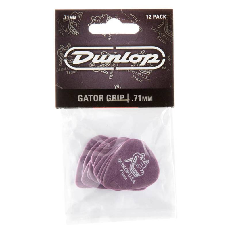 Медиаторы Dunlop 417P.71 Gator Grip Player's Pack 0.71 mm (12 шт.)