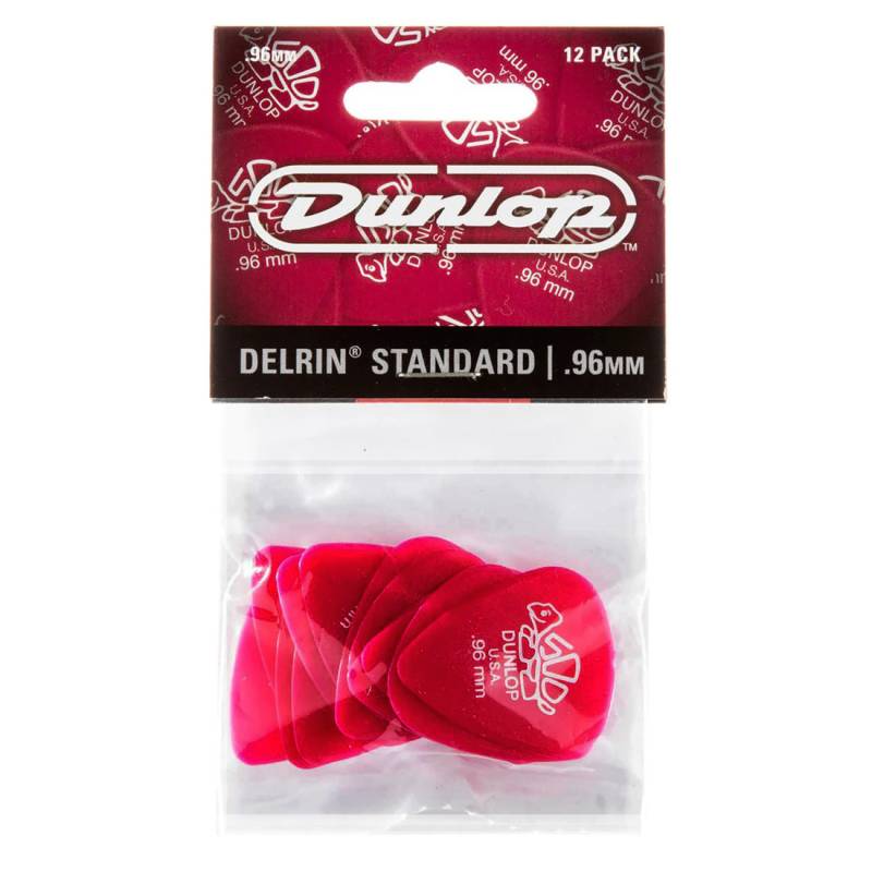 Медиаторы Dunlop 41P.96 Delrin 500 Standard Plectrum Player's Pack 0.96 mm (12 шт.)
