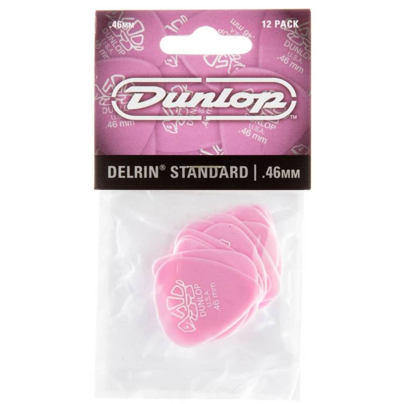 Медіатори Dunlop 41P.46 Delrin 500 Standard Plectrum Player's Pack 0.46 mm (12 шт.)