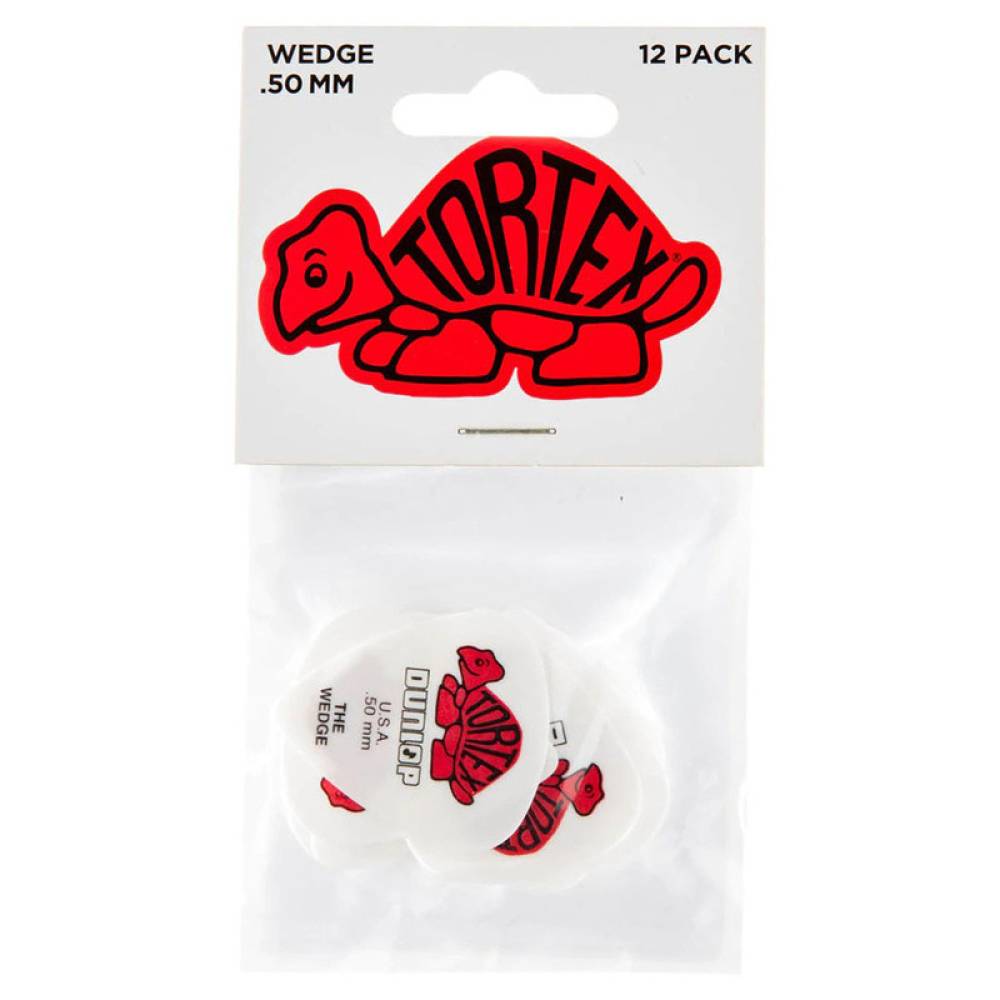 Медиаторы Dunlop 424P.50 Tortex Wedge Player's Pack 0.50 mm (12 шт.)
