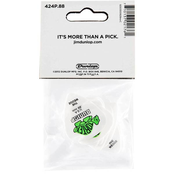 Медіатори Dunlop 424P.88 Tortex Wedge Player's Pack 0.88 mm (12 шт.)
