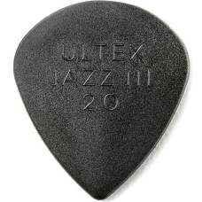 Медиатор Dunlop 427R2.0 Ultex Jazz III Guitar Pick 2.0 mm (1 шт.)
