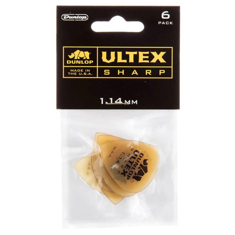 Медиаторы Dunlop 433P1.14 Ultex Sharp Player's Pack 1.14 mm (6 шт.)