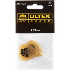Медіатори Dunlop 433P1.0 Ultex Sharp Player's Pack 1.0 mm (6 шт.)