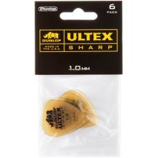 Медіатори Dunlop 433P1.0 Ultex Sharp Player's Pack 1.0 mm (6 шт.)