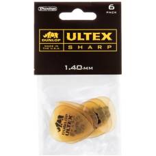 Медиаторы Dunlop 433P1.40 Ultex Sharp Player's Pack 1.40 mm (6 шт.)