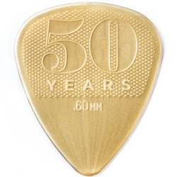 Медіатори Dunlop 442P.60 50th Anniversary Gold Nylon Player's Pack 0.60 mm (12 шт.)