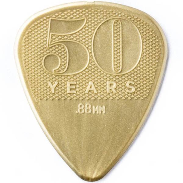 Медиаторы Dunlop 442P.88 50th Anniversary Gold Nylon Player's Pack 0.88 mm (12 шт.)
